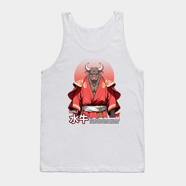 Ox or Buffalo chinese zodiac Tank Top by Wahyuwm48